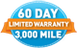 60 Day Limited Warranty
