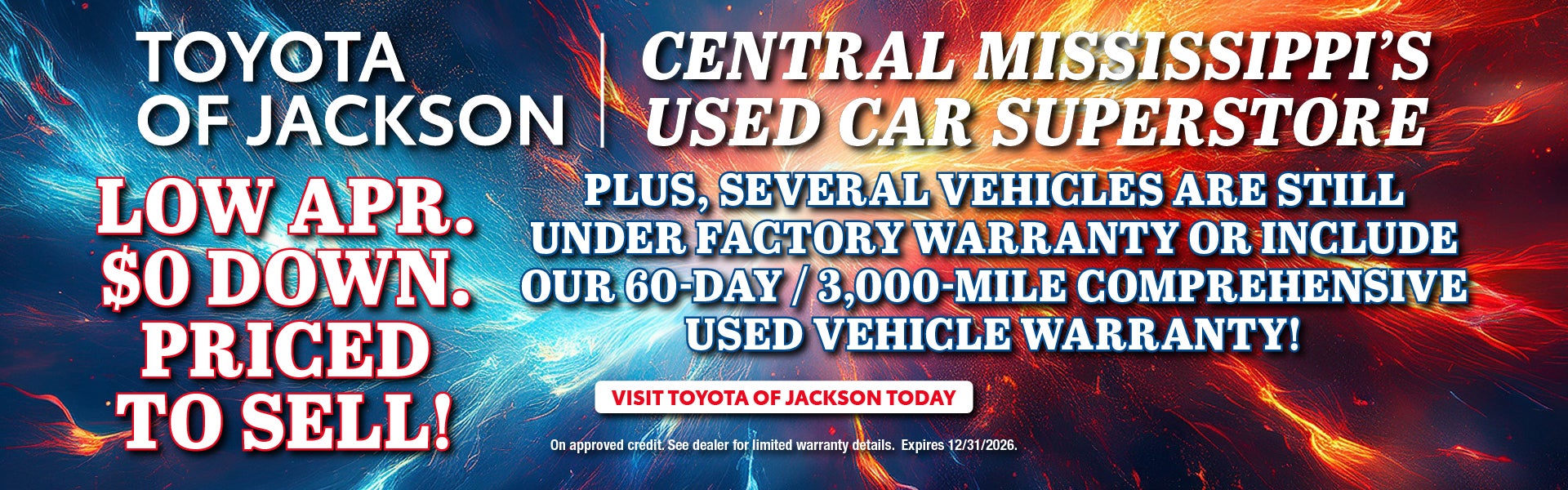 used car superstore special low apr 0 down