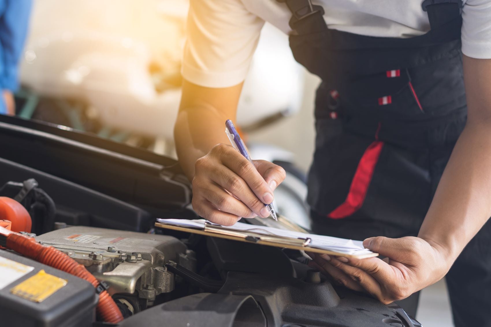 Technician Servicing a Toyota