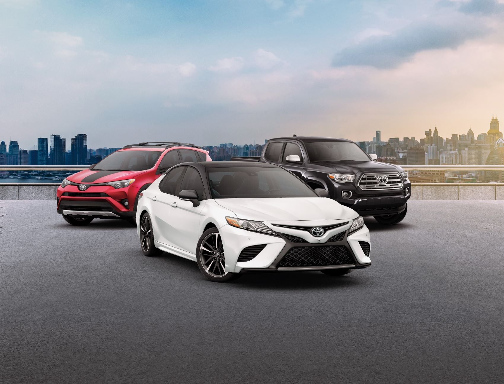 Selection of available Toyota models